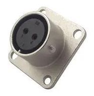 CIRCULAR CONNECTOR, RCPT, 6POS, FLANGE