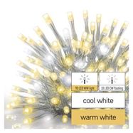 Standard LED interconnecting chain, flashing – icicles, 2.5 m, outdoor, warm/cool white, EMOS