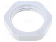 Nut; PG11; polyamide; 24mm; Thread: PG FIBOX
