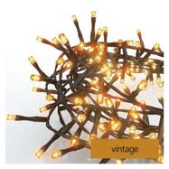 LED Christmas chain – hedgehog, 8 m, outdoor and indoor, vintage, timer, EMOS