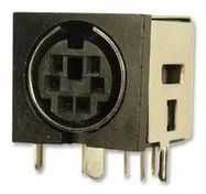 CONN, MINI DIN, SCREENED, SOCKET, 6POS