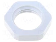 Nut; PG9; polyamide; 22mm; Thread: PG FIBOX