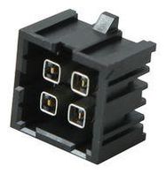 CONNECTOR, PLUG, 4POS, 2ROW, 4MM