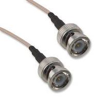 COAXIAL CABLE, RG316/U, BNC PLUG, 0.5M