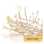 LED Christmas nano chain – hedgehog, 2.4 m, 3x AA, indoor, warm white, timer, EMOS