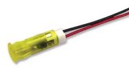 INDICATOR, LED PANEL MNT, 6MM, YELLOW