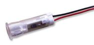 INDICATOR, LED PANEL MNT, 8MM, WHITE