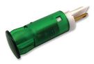 INDICATOR, LED PANEL MNT, 10MM, GREEN