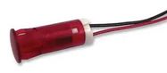 INDICATOR, LED PANEL MNT, 10MM, RED