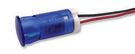 INDICATOR, LED PANEL MNT, 12MM, BLUE