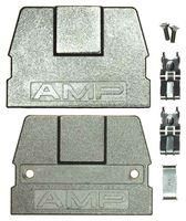 D SUB BACKSHELL, 50POS, ZINC