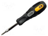 Kit: screwdrivers; Phillips,slot; PH1,PH2,4.8x0.7mm,6.4x0.9mm GOLDTOOL