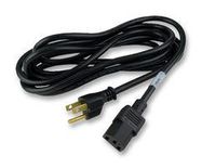 POWER CORD, NEMA 6/15P-IEC C13, 9.833FT