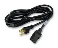 POWER CORD, NEMA 5/15P-IEC C13, 7.5FT