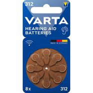 Hearing Aid Batteries Type 312 8-Blister
