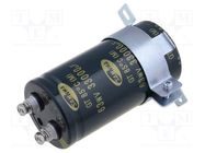 Capacitor: electrolytic; 33000uF; 63VDC; Ø51x100mm; ±20%; 2000h SAMWHA