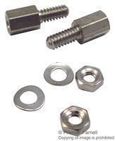 D SUB SCREW LOCK, 12.7MM, 4-40 UNC