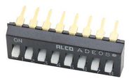 DIP SWITCH, 8POS, SPST, SLIDE