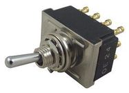 TOGGLE SWITCH, 4PDT, 6A, 125V