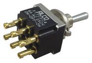TOGGLE SWITCH, DPDT, 6A, 250V, PANEL