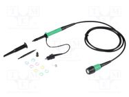 Probe: for oscilloscope; passive; 250MHz; 10: 1; BNC plug; 1.2m 