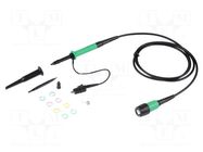 Probe: for oscilloscope; passive; 250MHz; 10: 1; BNC plug; 1.2m GW INSTEK