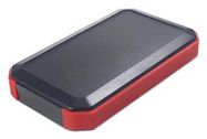 HANDHELD ENCLOSURE, ABS, BLACK/RED