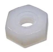 HEX NUT, 4-40 UNC, NYLON 6.6, NATURAL