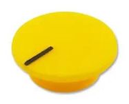 CAP W/MARKER LINE, KNOB, K21, YELLOW