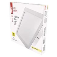 LED panel 300×300, attached, white, 24W warm white, EMOS