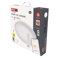 Smart LED luminaire GoSmart, recessed, circular, 30W, CCT, dimmable, Wi-Fi, EMOS