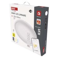 Smart LED luminaire GoSmart, recessed, circular, 45W, CCT, dimmable, WiFi, EMOS