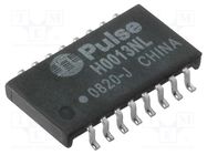 Transformer: Ethernet; SMD; -0.9dB PULSE