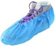 CLEAN ROOM OVERSHOES, 407MM, BLUE,PK2000