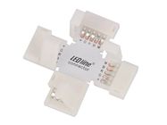 Angle connector for LED strips CLICK CONNECTOR 12mm 5-pin cross RGBW