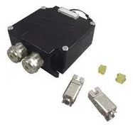 JUNCTION BOX, 2POLE, BLACK