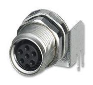 SENSOR CONNECTOR, M8, RCPT, 6P, PANEL