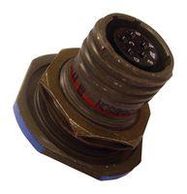 CIRCULAR CONNECTOR, RCPT, 17-6, JAM NUT