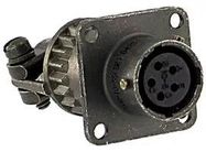 CIRCULAR CONNECTOR, RCPT, 16-8, FLANGE