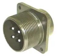 CIRCULAR CONNECTOR, RCPT, 20-4, FLANGE