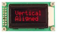 LCD, ALPHA-NUM, 8 X 2, RED
