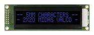 LCD, ALPHA-NUM, 20 X 2, BLUE