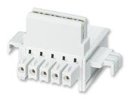 DIN RAIL CONN, 5POS, ELECTRONIC HOUSING