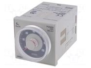 Timer; 0,05÷12min; DPDT; 250VAC/5A; Usup: 24VAC; 24VDC; H3CR-H; IP40 OMRON