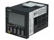 Timer; Range: 0,01s÷9999h; SPDT; 24VAC; 12÷24VDC; H5CX; Display: LED OMRON