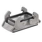 Housing (industry plug-in connectors), Bulkhead housing, Side-locking clamp on lower side, Side-locking clamp replaceable, Size: 4, IP65 (in plugged c Weidmuller