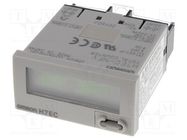 Counter: electronical; LCD; pulses; 99999999; IP66; IN 1: voltage OMRON