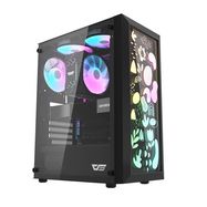 Computer Case Darkflash DK180 Graffiti (black), Darkflash