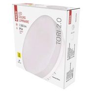 LED Ceiling lamp TORI, round 15W neutral white IP54, EMOS