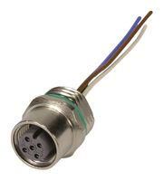 SENSOR CORD, 3P, M12 RCPT-FREE END, 0.5M